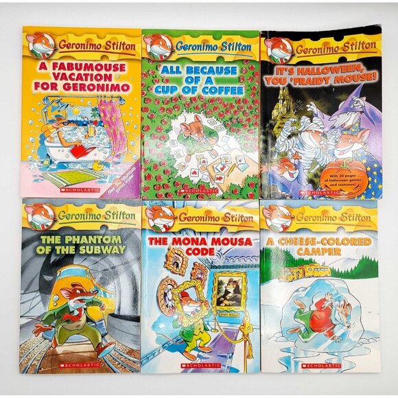 Geronimo Stilton Children's Chapter Paperback Books Lot of 18 - Picture 4 of 7